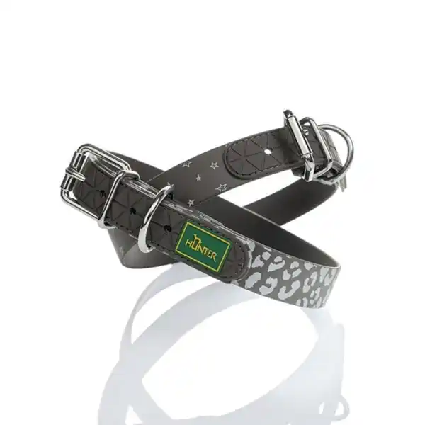 Bild 4 von Hunter Halsband Convenience Reflect grau Sterne L-XL