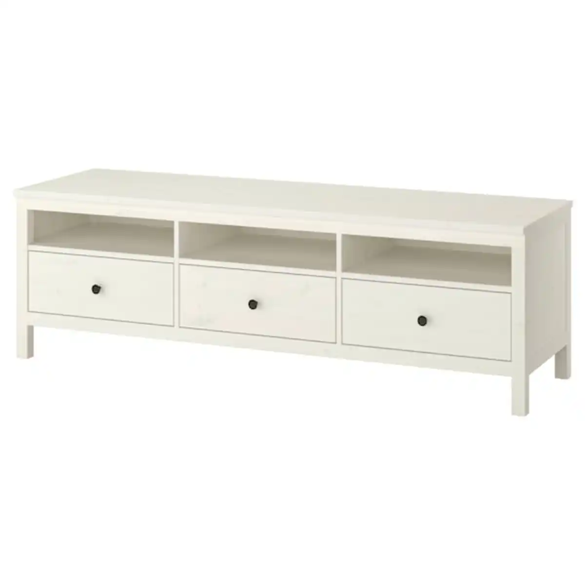 Bild 1 von HEMNES TV-Bank, weiß gebeizt 183x47x57 cm