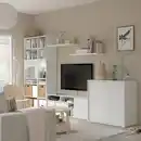 Bild 2 von VIHALS TV-Kombination, weiß 337x47x200 cm