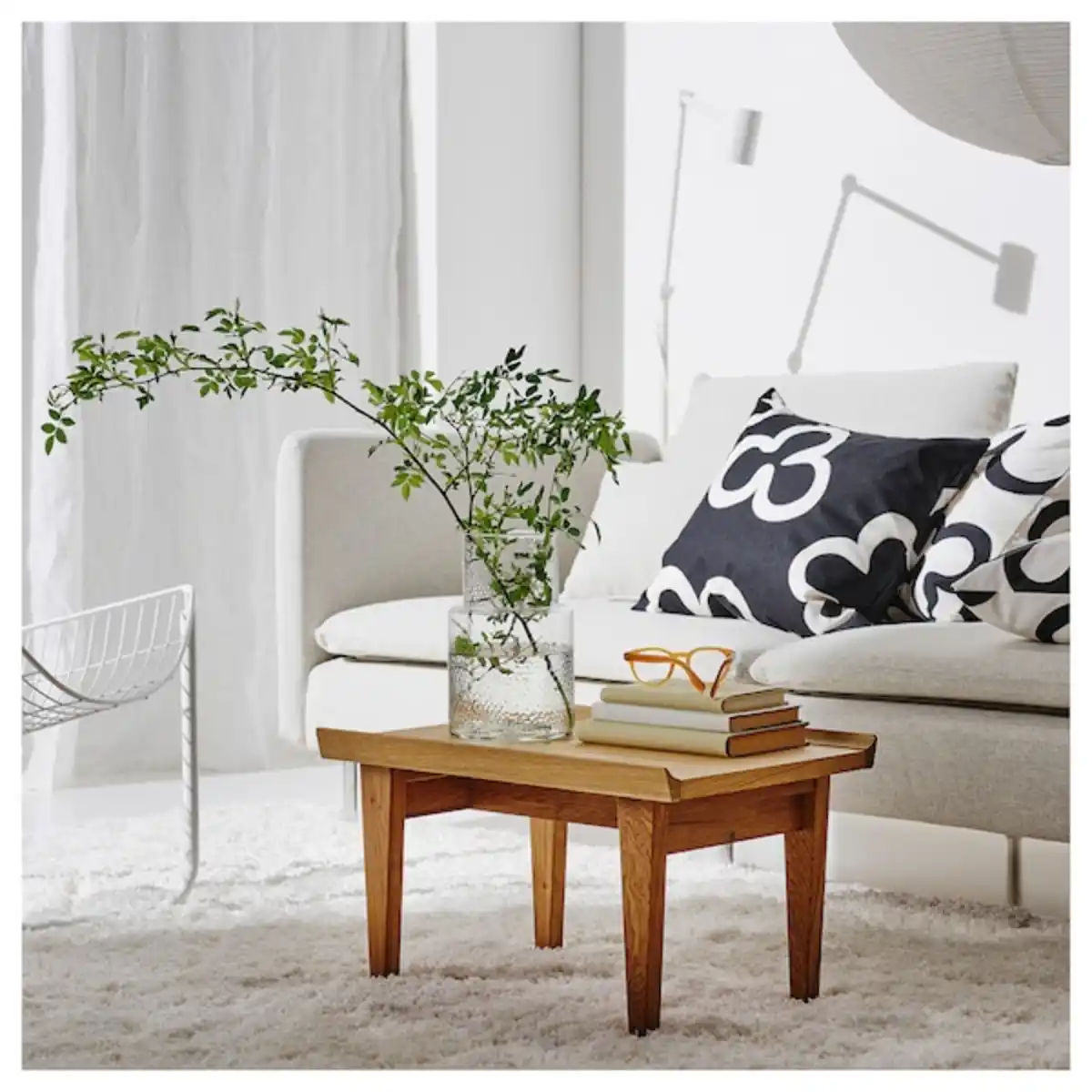 Bild 2 von GUTTANE Beistelltisch, Eiche 58x39 cm