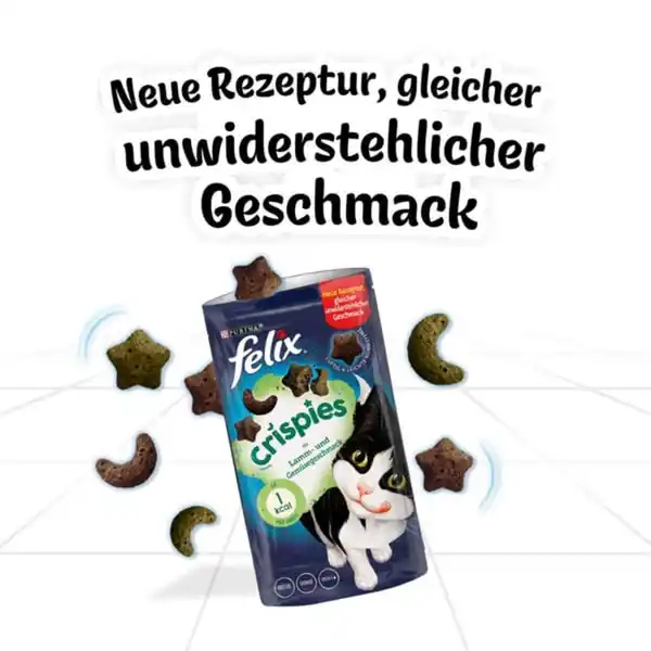 Bild 2 von FELIX Crispies Katzensnack Lamm- und Gemüsegeschmack 4x45g