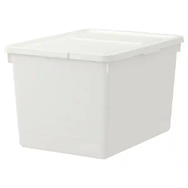 Bild 1 von SOCKERBIT Box mit Deckel, weiß 38x51x30 cm