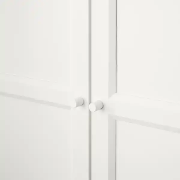 Bild 3 von BILLY / OXBERG Bücherregal mit Türen, weiß 80x41x202 cm