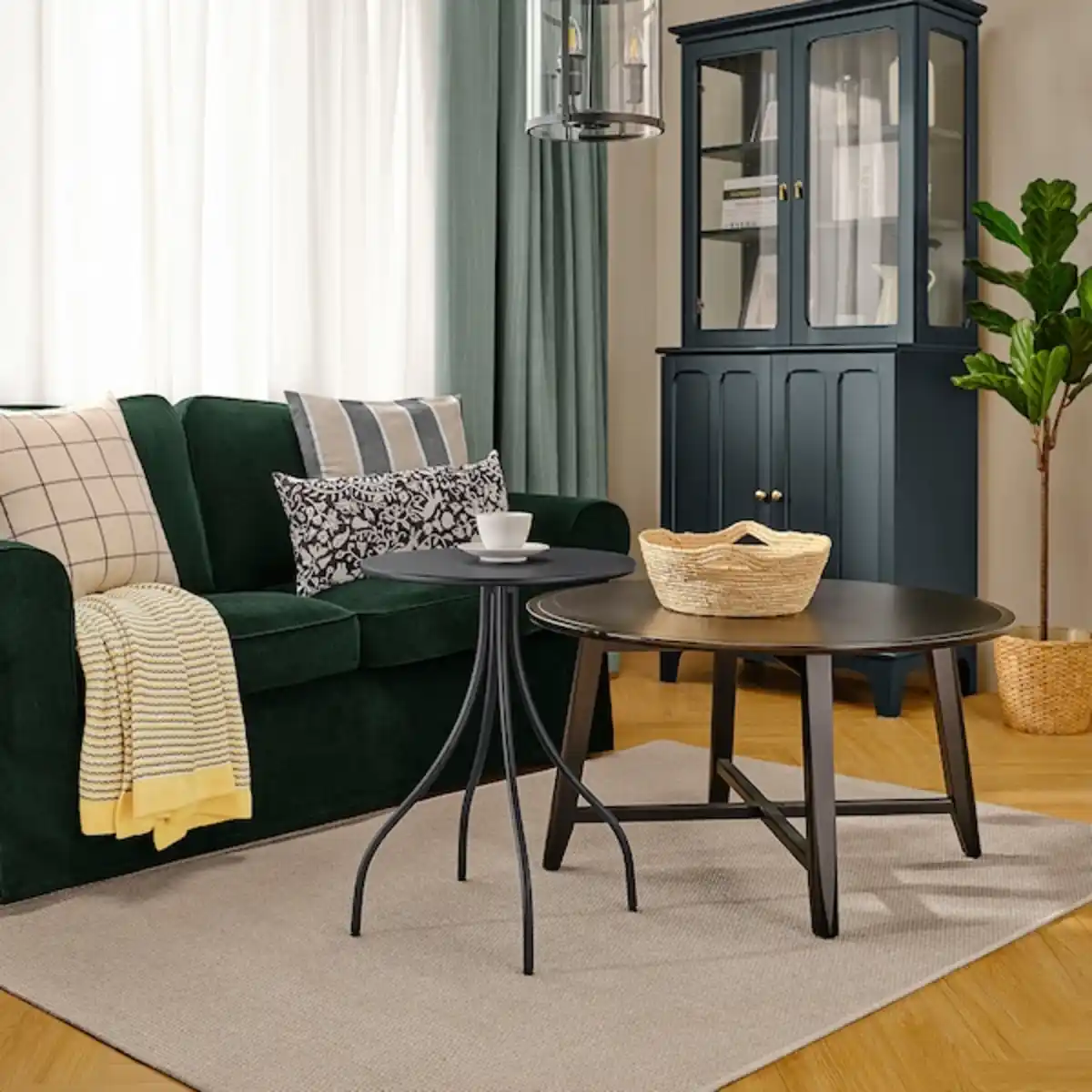 Bild 2 von TÅNEBRO Beistelltisch, drinnen/draußen/anthrazit 46 cm