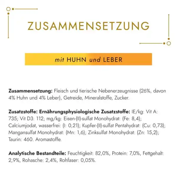 Bild 4 von GOURMET Gold Zarte Häppchen in Sauce mit Huhn und Leber 12x85g