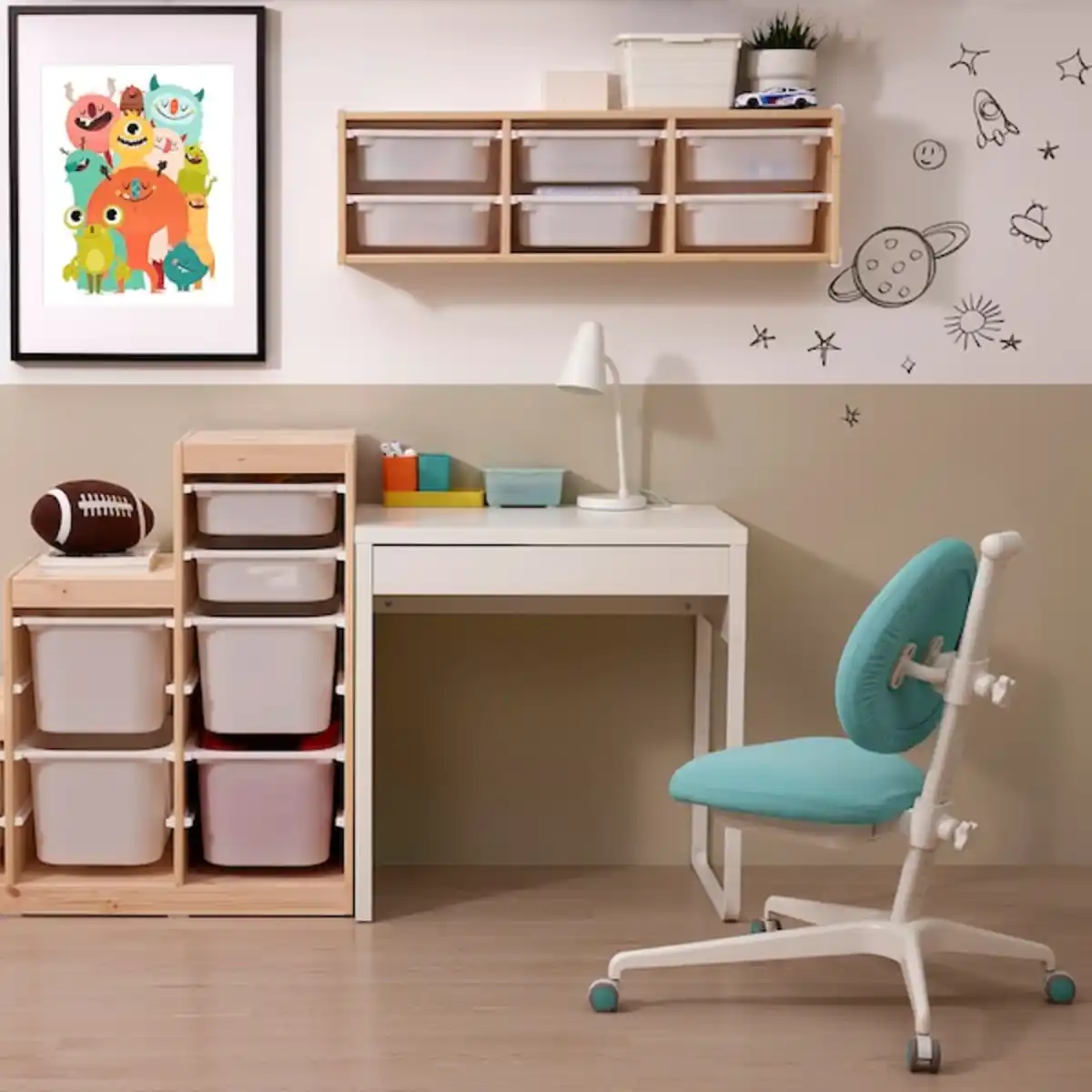 Bild 2 von MICKE / DAGNAR Schreibtisch und Stuhl