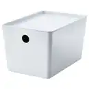 Bild 1 von KUGGIS Box mit Deckel, weiß 18x26x15 cm