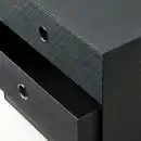 Bild 2 von PALLRA Minikommode mit 3 Schubladen, schwarz 33x26 cm