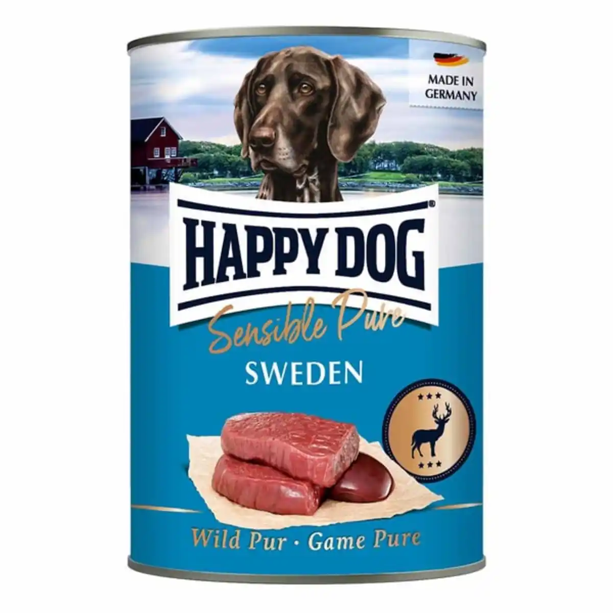 Bild 1 von Happy Dog Sensible Pure Sweden (Wild) 6x400g
