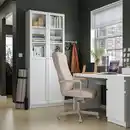 Bild 2 von MALM/MILLBERGET / BILLY/OXBERG Schreibtisch+Aufbewahrungskombi