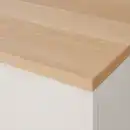 Bild 4 von BESTÅ Schrankkombination für Wandmontage, weiß Lappviken/Eichenfurnier 60x22x40 cm