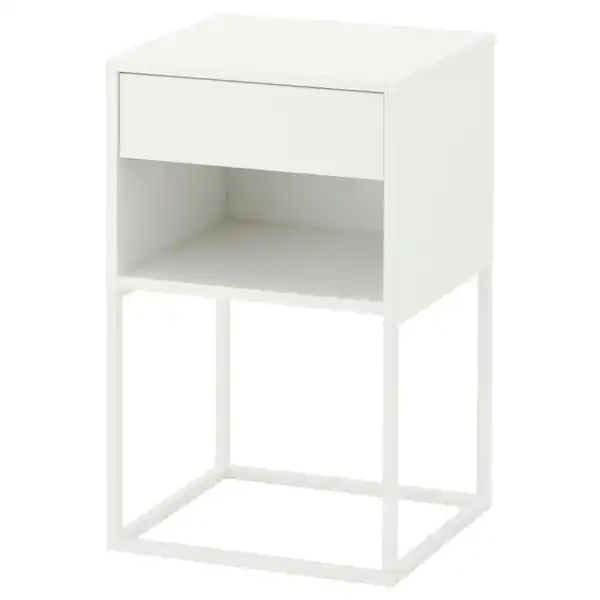 Bild 1 von VIKHAMMER Ablagetisch, weiß 40x39 cm