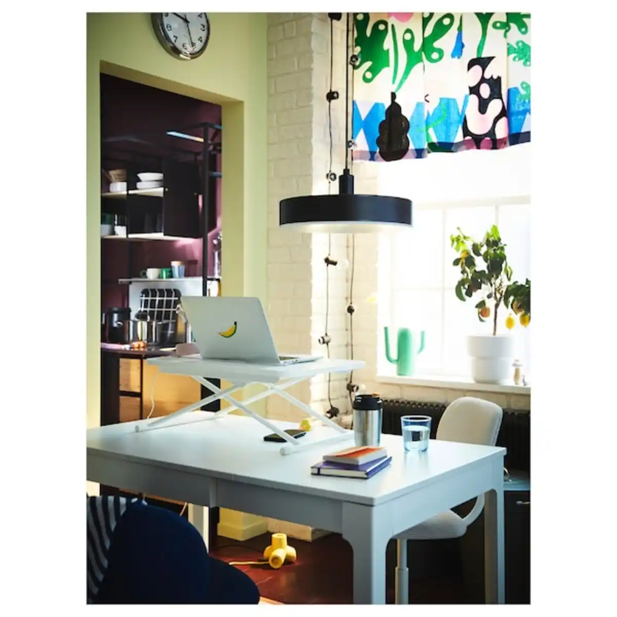 Bild 2 von DUBBLA Laptoptisch, weiß 60x40 cm