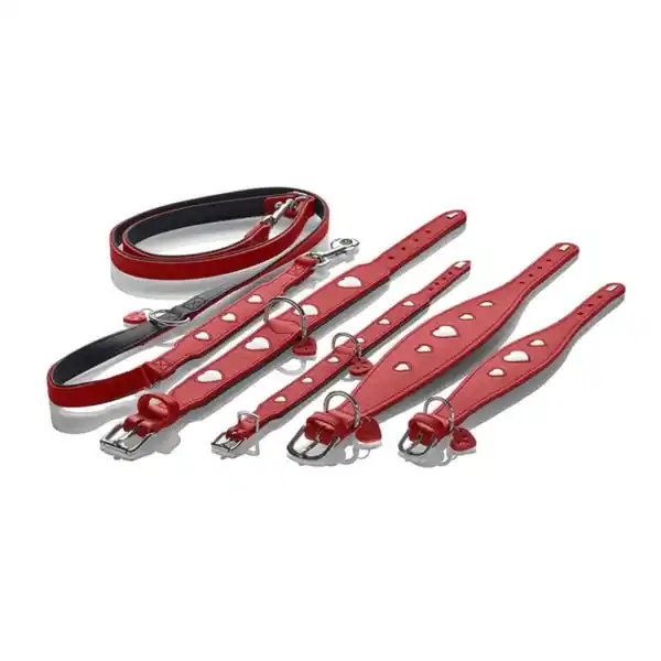 Bild 2 von Hunter Halsband Love rot/schwarz 32/XS