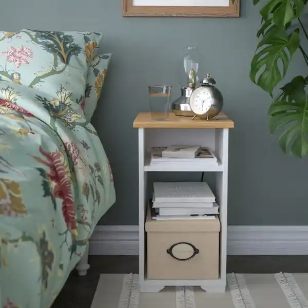 Bild 4 von SKRUVBY Beistelltisch, weiß 40x32 cm