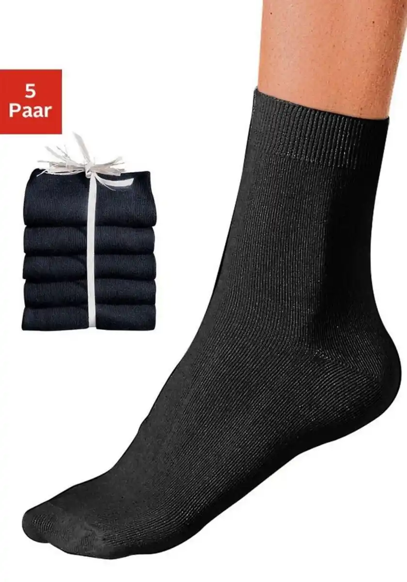 Bild 1 von Go in Basicsocken (Packung, 5-Paar) unifarben