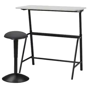 GLADHÖJDEN / NILSERIK Tisch und Sitz-/Stehstütze