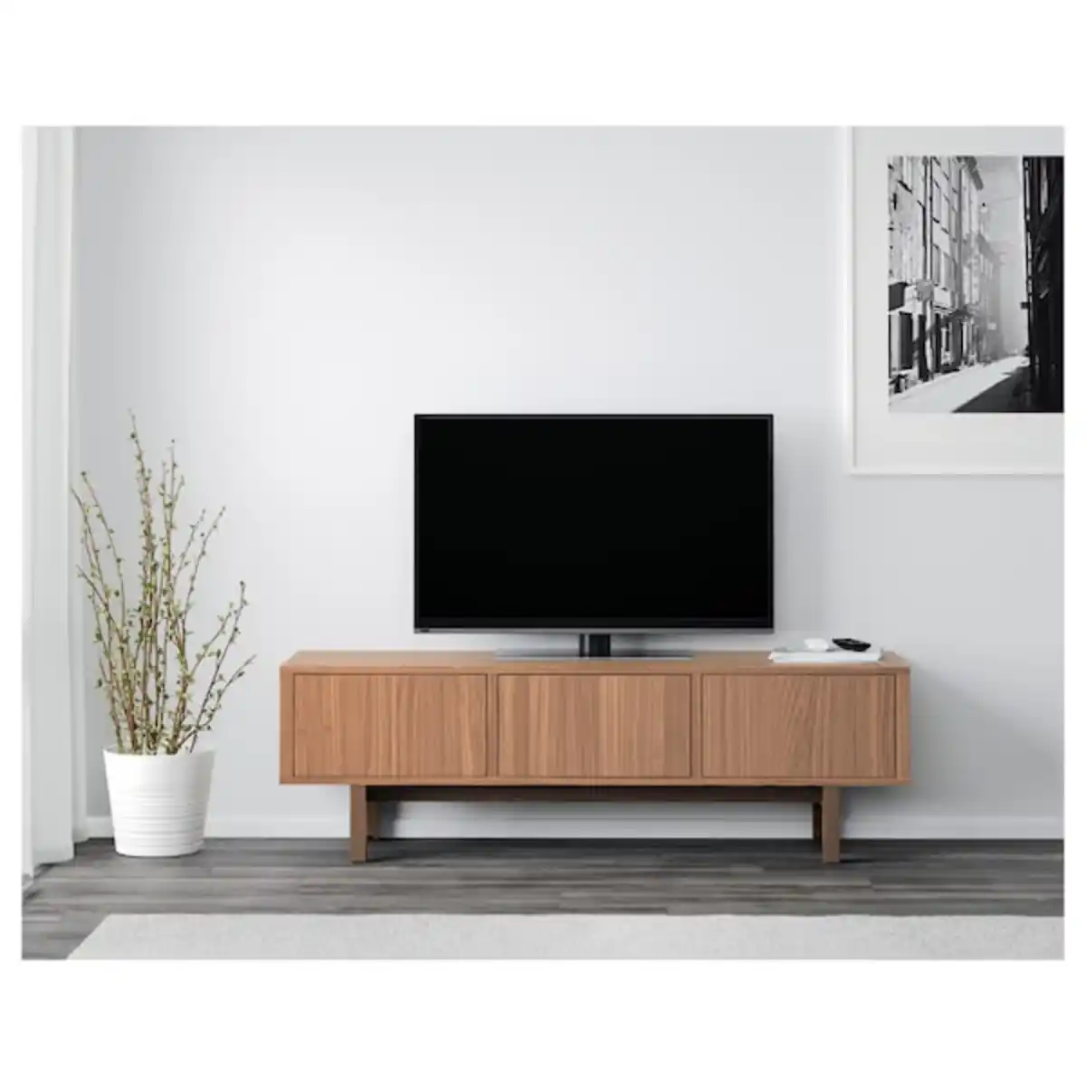 Bild 4 von STOCKHOLM TV-Bank, Nussbaumfurnier 160x40x50 cm