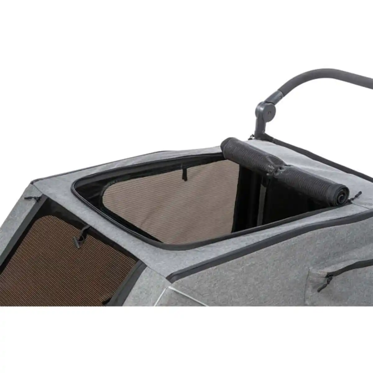 Bild 3 von Trixie Fahrrad-Anhänger Grau/Salbei S