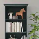 Bild 3 von LOMMARP Bücherregal, dunkel blaugrün 65x199 cm