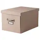 Bild 1 von TJOG Kasten mit Deckel, dunkelbeige 35x56x30 cm