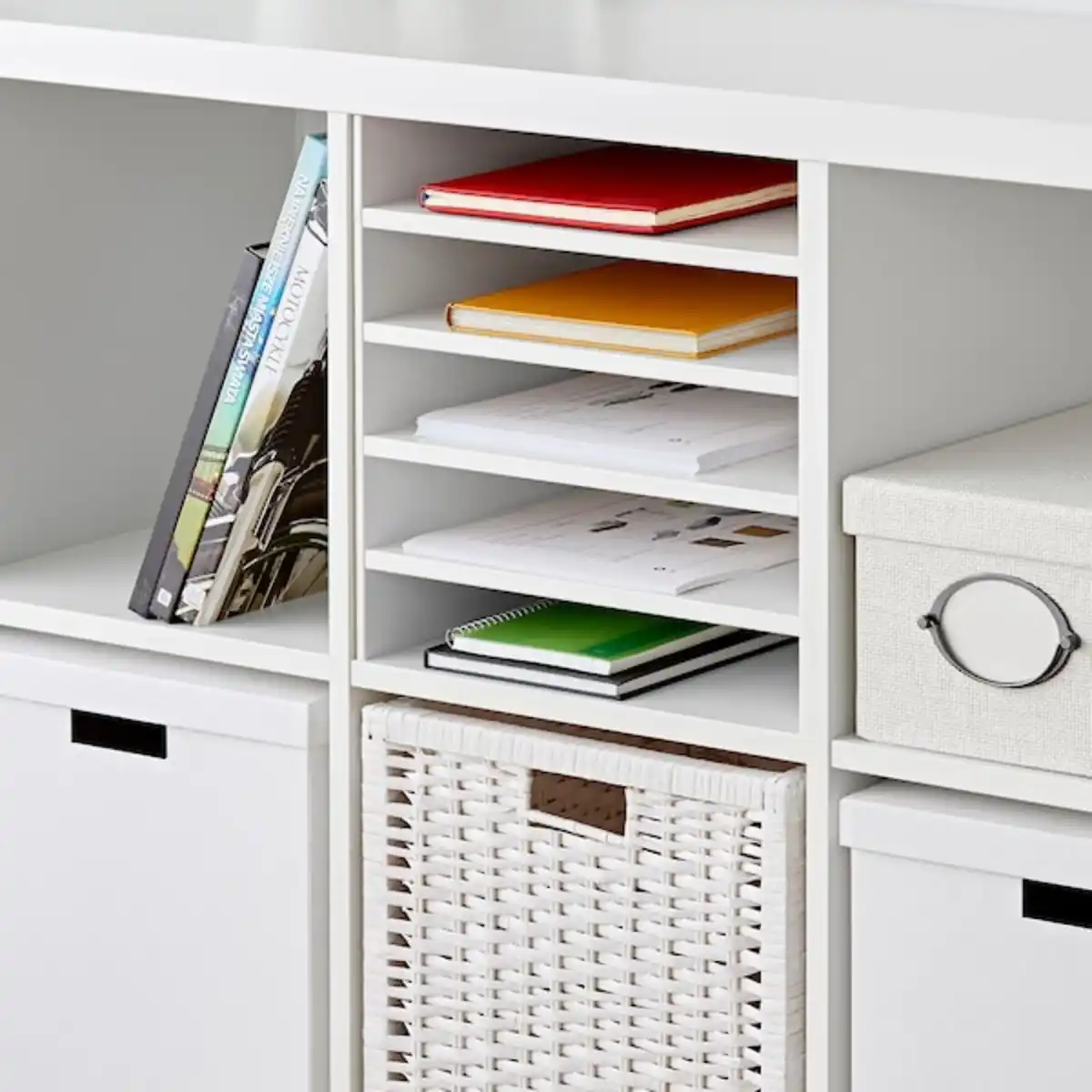 Bild 3 von KALLAX Einsatz mit 4 Böden, weiß 33x33 cm