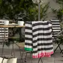 Bild 2 von MOSSMOTT Plaid, schwarz/weiß 130x170 cm