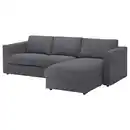 Bild 3 von VIMLE Bezug 3er-Sofa+Récamiere
