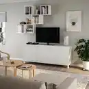 Bild 2 von BESTÅ / EKET TV-Kombination, weiß/Lappviken/Stubbarp 180x42x220 cm