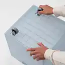Bild 4 von PANSARTAX Kasten/Deckel auf Rollen, transparent graublau 33x33x40 cm