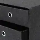 Bild 2 von BLÄDDRA Minikommode mit 3 Schubladen, grau 33x38 cm