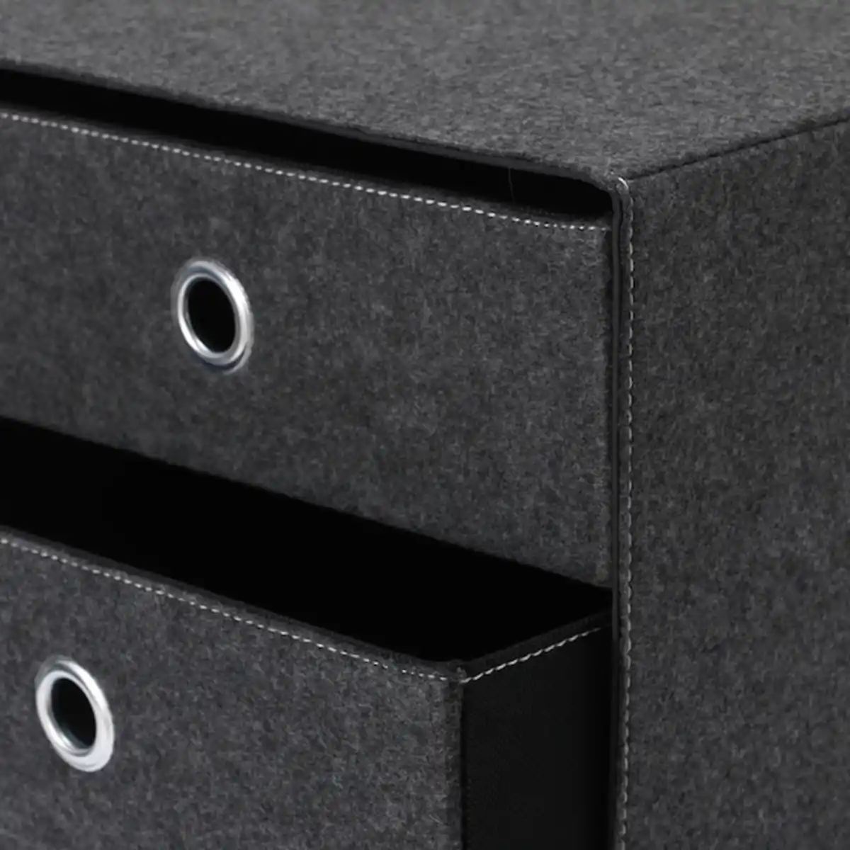 Bild 2 von BLÄDDRA Minikommode mit 3 Schubladen, grau 33x38 cm