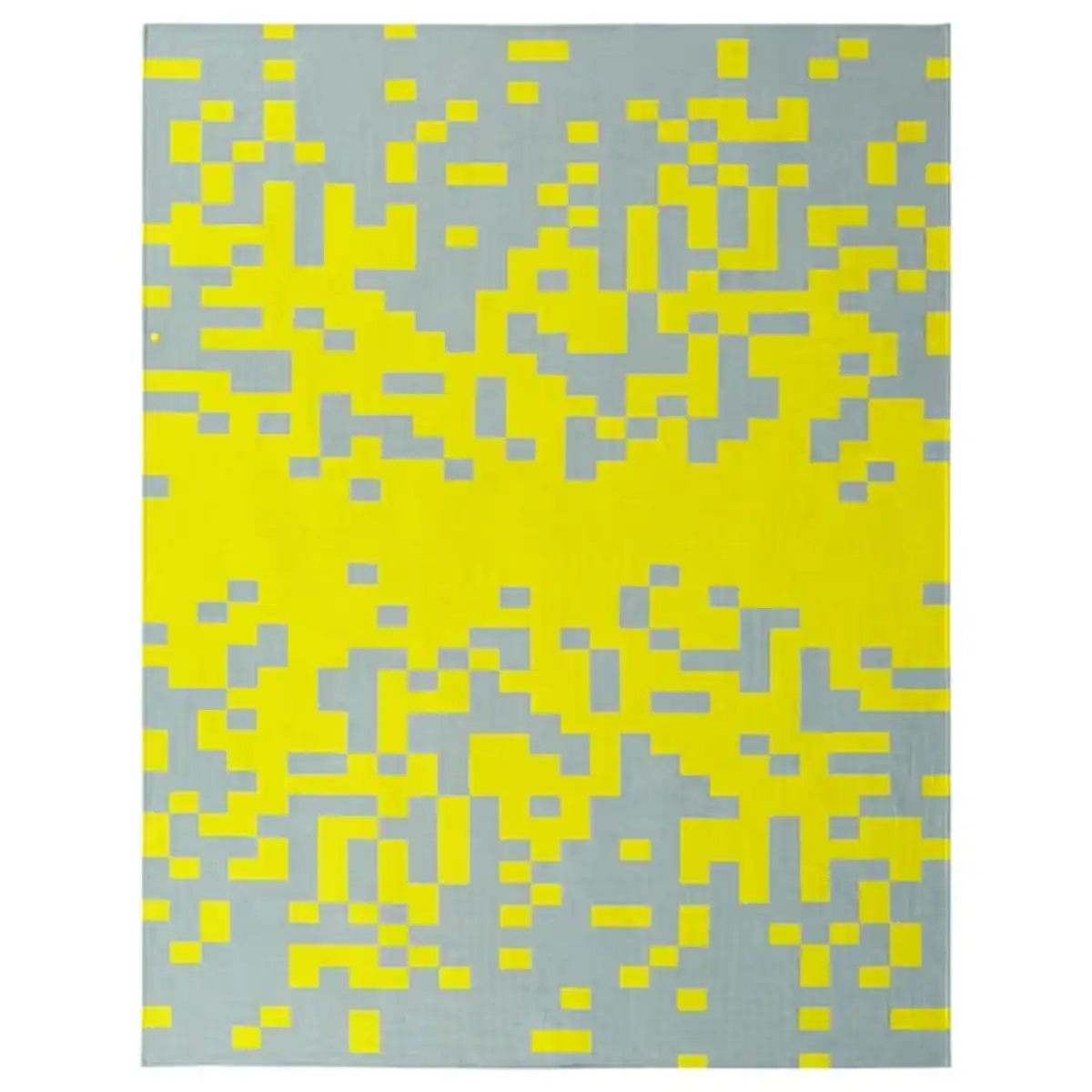 Bild 2 von BRÄNNBOLL Plaid, blassblau/leuchtend gelb 130x170 cm