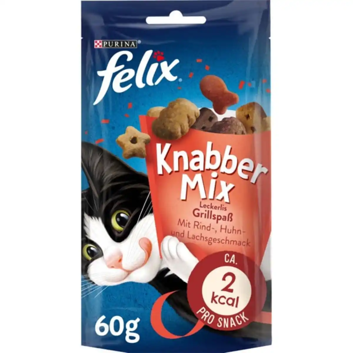 Bild 1 von FELIX KnabberMix Grillspaß Katzensnack bunter Mix 4x60g