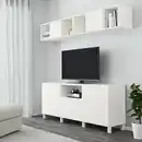 Bild 2 von BESTÅ / EKET TV-Schrankkombination, weiß 210x42x220 cm