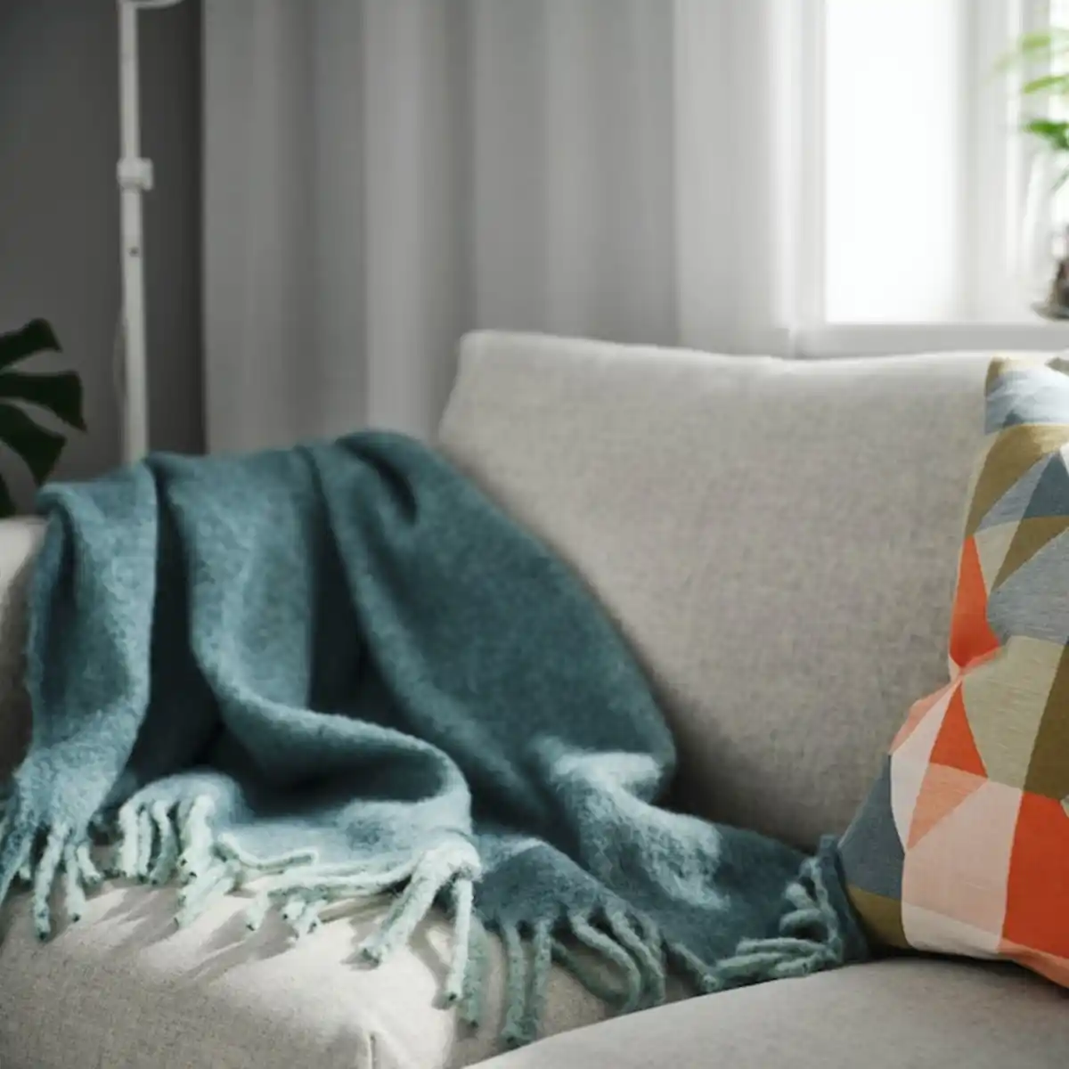 Bild 3 von KLIPPOXEL Plaid, grautürkis 130x170 cm