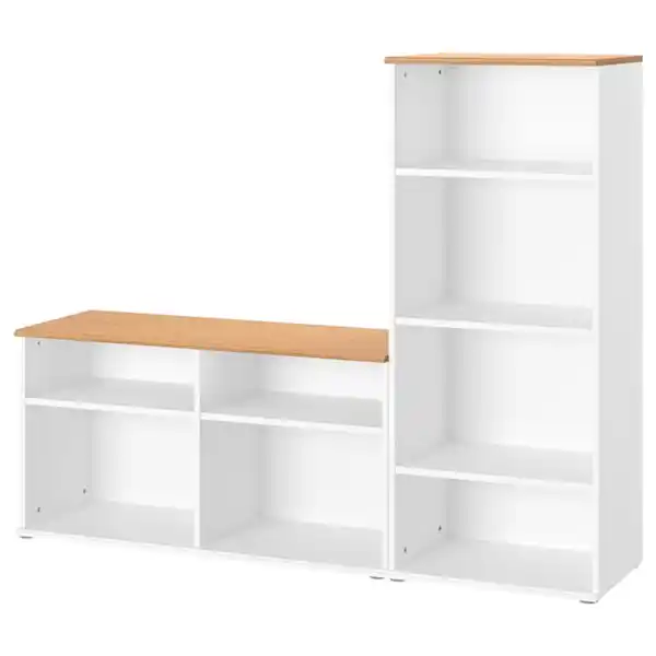 Bild 1 von SKRUVBY TV-Möbel, Kombination, weiß 178x38x140 cm