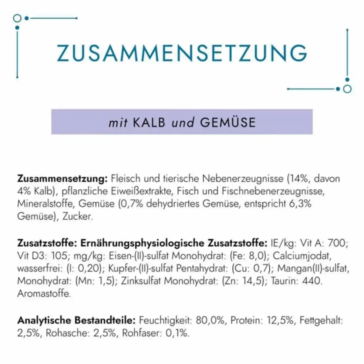 Bild 3 von GOURMET Perle Erlesene Streifen in Sauce mit Kalb und Gemüse 26x85g