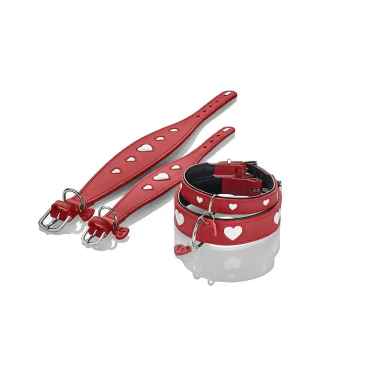 Bild 1 von Hunter Halsband Love rot/schwarz 32/XS
