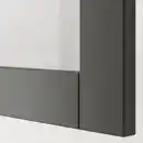 Bild 3 von BESTÅ TV-Komb. mit Vitrinentüren, weiß Sindvik/Kallviken dunkelgrau 180x42x192 cm