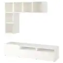 Bild 1 von BESTÅ / EKET TV-Schrankkombination, weiß 180x42x170 cm