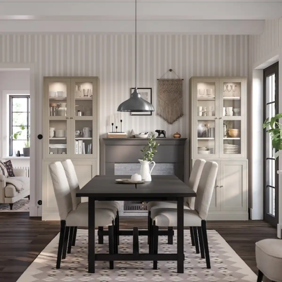 Bild 3 von HAVSTA Kombination mit Glastüren, graubeige 81x47x212 cm