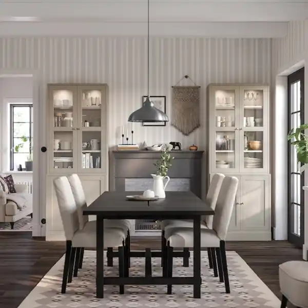 Bild 3 von HAVSTA Kombination mit Glastüren, graubeige 81x47x212 cm