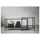Bild 4 von VITTSJÖ Satztische 2 St., schwarzbraun/Glas 90x50 cm