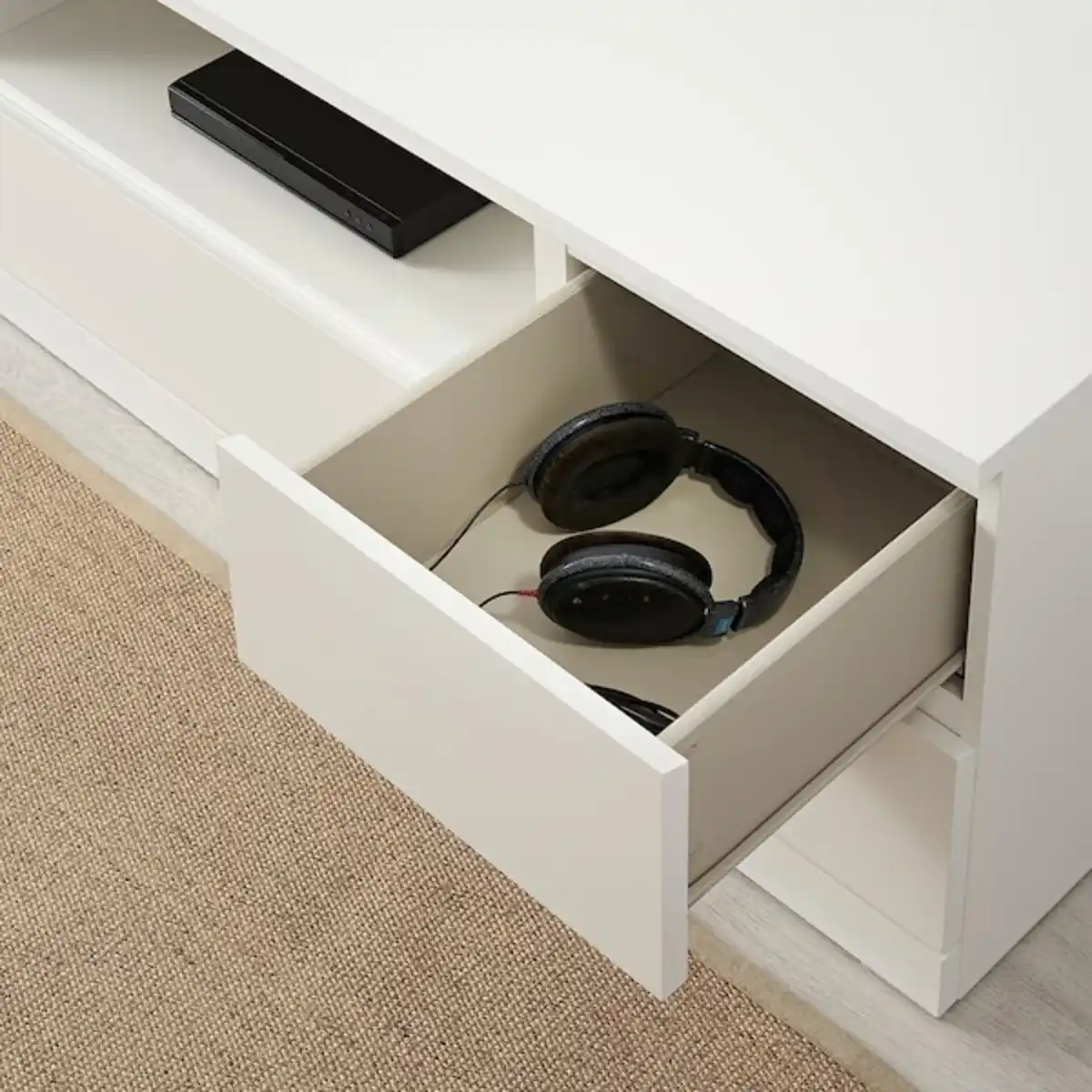 Bild 4 von MALM TV-Bank, weiß 160x48 cm