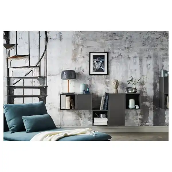 Bild 3 von EKET Schrankkombination für Wandmontage, dunkelgrau 175x35x70 cm