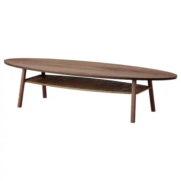 Bild 1 von STOCKHOLM Couchtisch, Nussbaumfurnier 180x59 cm
