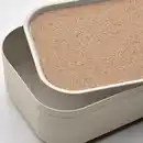 Bild 2 von HARVMATTA Box mit Deckel, hellbeige 12x24x6 cm