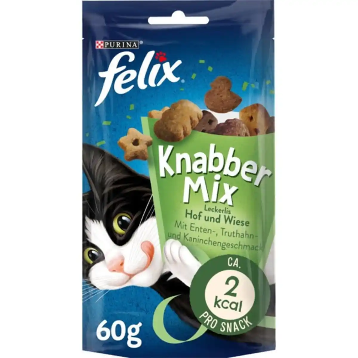 Bild 1 von FELIX KnabberMix Hof & Wiese Katzensnack bunter Mix 4x60g