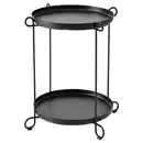 Bild 1 von LIVELYCKE Tabletttisch, schwarz 50 cm